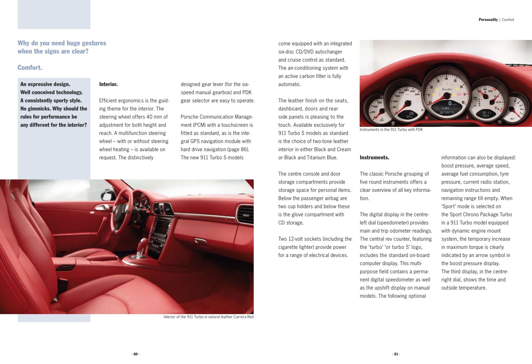 2010 Porsche 911 Turbo Brochure Page 43